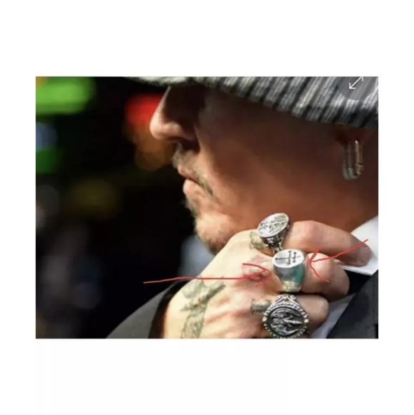 Johnny Depp Style Ring - Picture 5 of 6